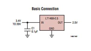 LT1460BIS8-5#TR typical applications