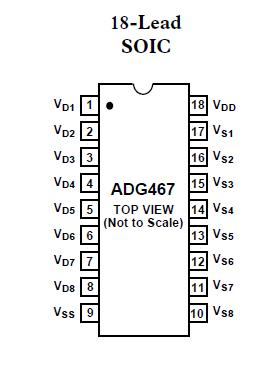 ADG467BRZ block diagram