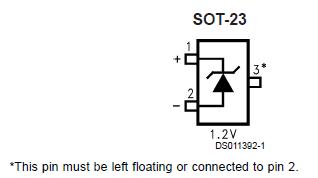 LM4041EIM3X-1.2 block diagram