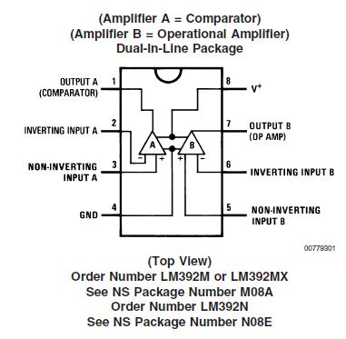 LM392M package dimensions