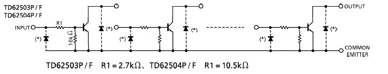TD62504P block diagram