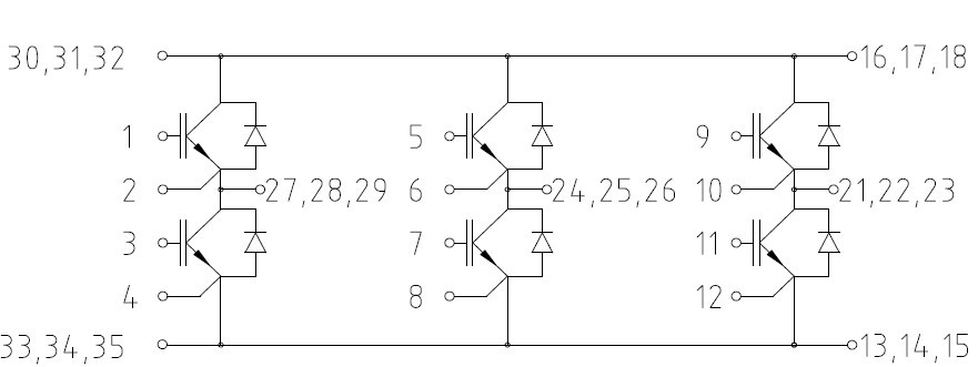 FS75R12KE3 block diagram