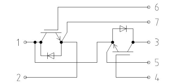 FF100R12KS4 block diagram