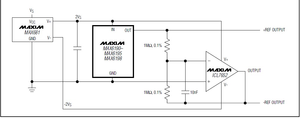 MAX6198BESA+T pin connection