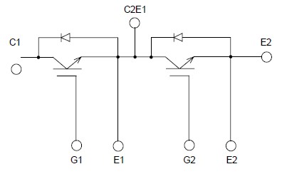 2MBI100SC-120 block diagram