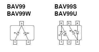 BAV99E6327 Pin Configuration