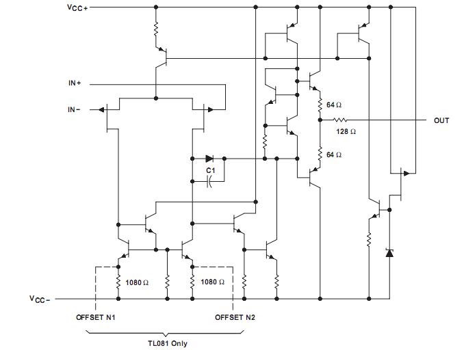 TL084CN circuit diagram