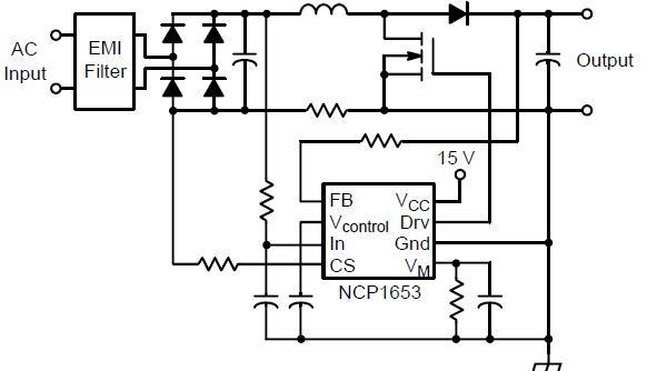 NCP1653ADR2G circuit dragram