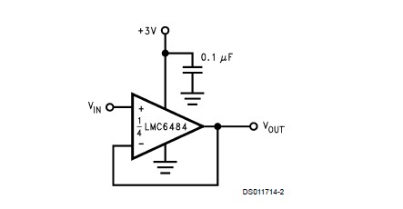 LMC6484AIMX pin connection