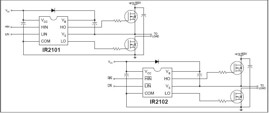 IR2102 block diagram