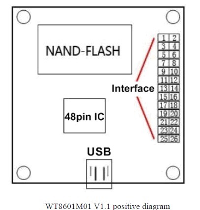 WT8601M01 block diagram