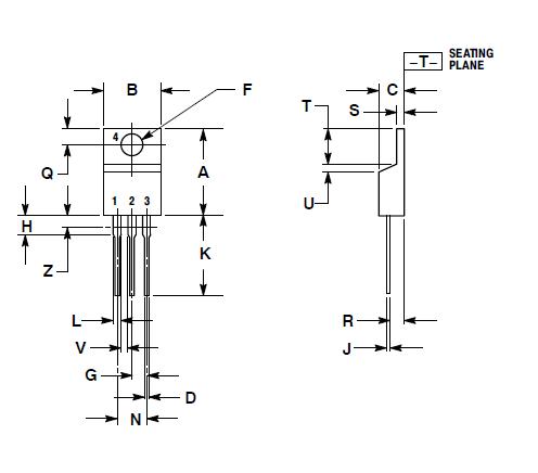 MC78M05CDT package dimensions