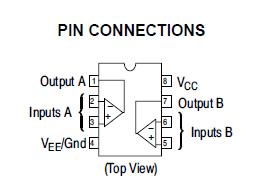 LM2904DMR2G pin configuration