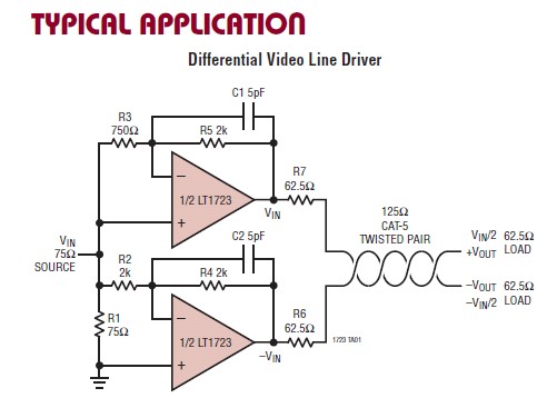 LT1722CS8#TR circuit diagram