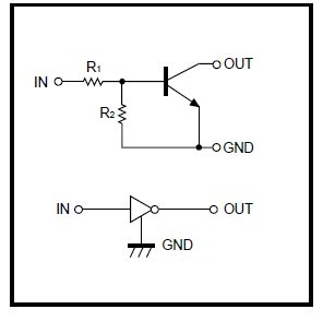 DTC144EMT2L Equivalent circuit