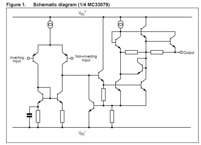 MC33079DR2G block diagram