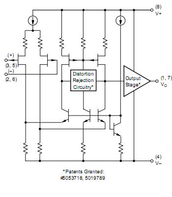 OPA2604AP circuit diagram