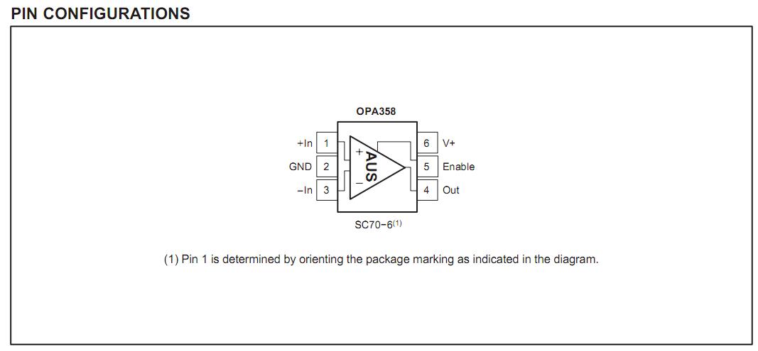 OPA358AIDCKR block diagram