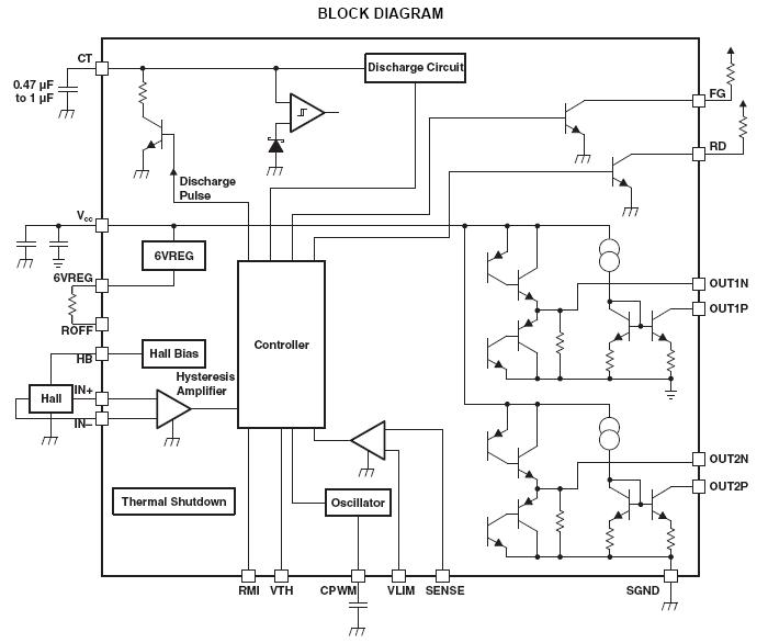 TMP814PWR block diagram
