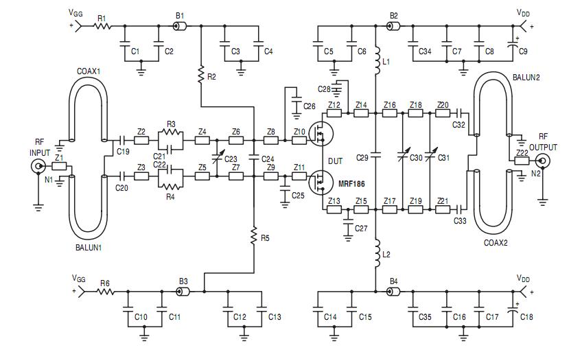 MRF186 circuit diagram