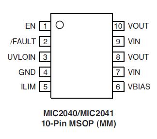 MIC2040-1BMM block diagram
