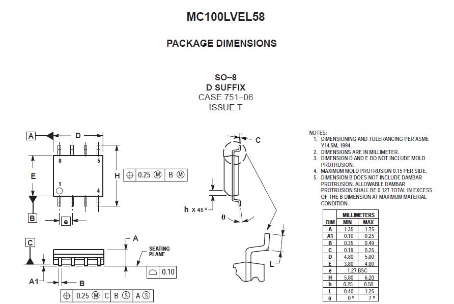 MC100LVEL58DR2 block diagram