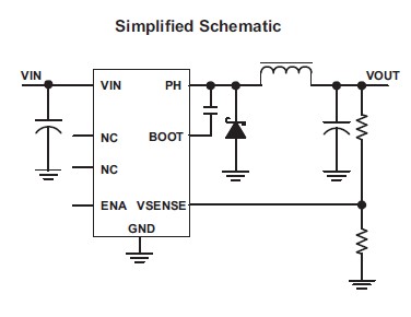 TPS5450DDA block diagram