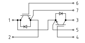 FF400R12KE3 circuit diagram