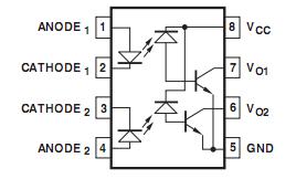 HCPL-2531 circuit diagram