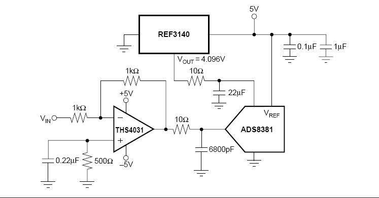 REF3140AIDBZR block diagram