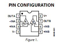 OP297FSZ-REEL pin configuration