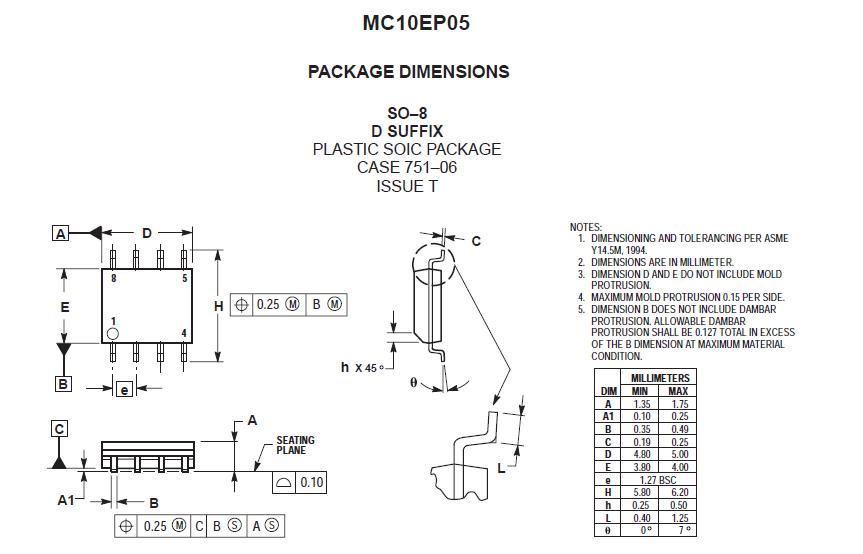 MC10EP05DR2 block diagram