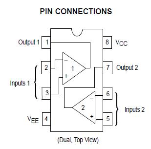 MC33077P pin connection