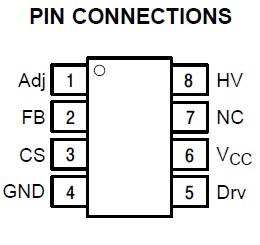  NCP1200D60R2G pin connection