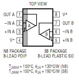 LT1881IS8#TR Pin Configuration
