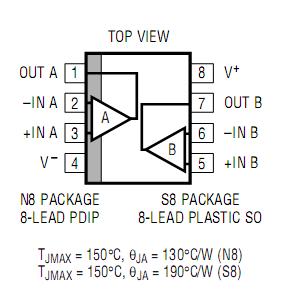 LT1884ACS8#TR Pin Configuration