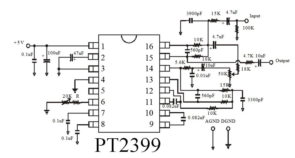 PT2399 diagram