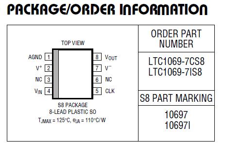 LTC1069-7IS8#TR package dimensions