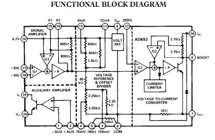 AD693AQ block diagram