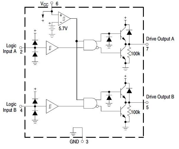 MC34152DR2G block diagram