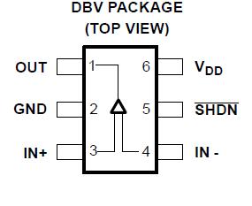 TLV2470CDBVR block diagram