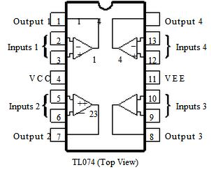 TL074CN diagram