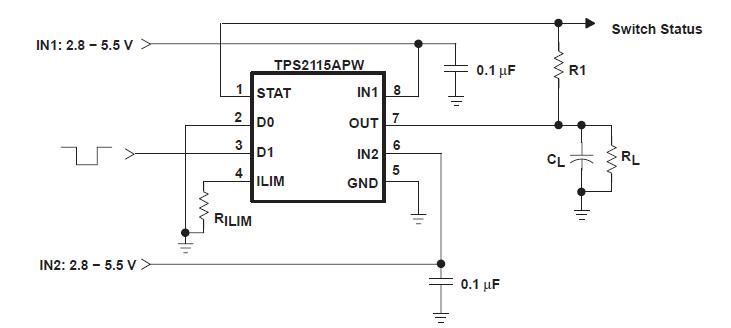 TPS2114APWR block diagram