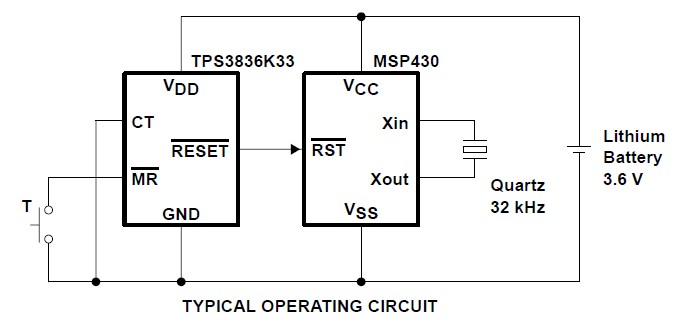 TPS3838K33QDBVRQ1 block diagram