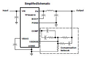 TPS54310PWPR block diagram