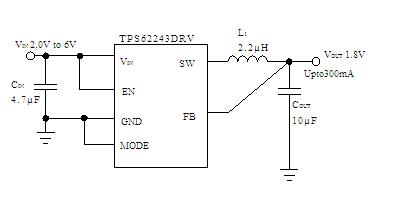 TPS62240DDCT block diagram