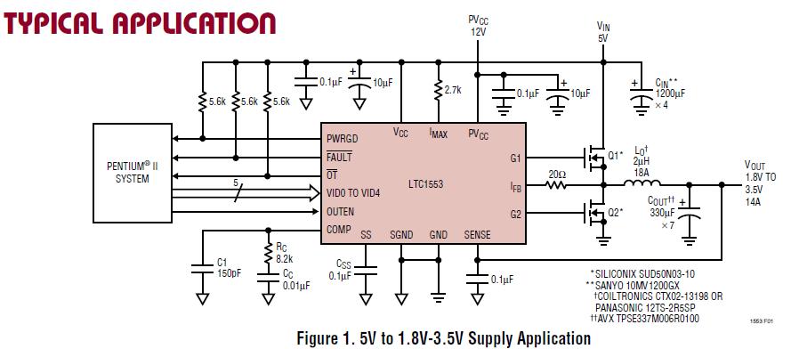 LTC1553CSW circuit diagram