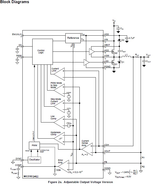 MIC2182BM circuit diagram