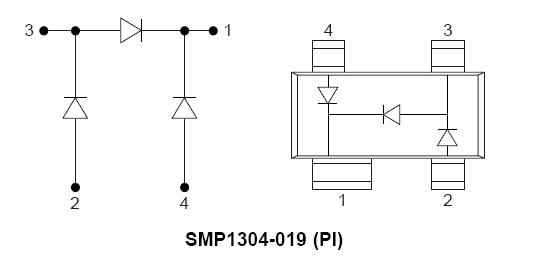 SMP1304-004LF pin configuration