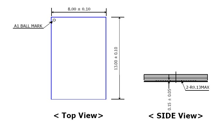 H5PS1G63EFR-S5C dimension